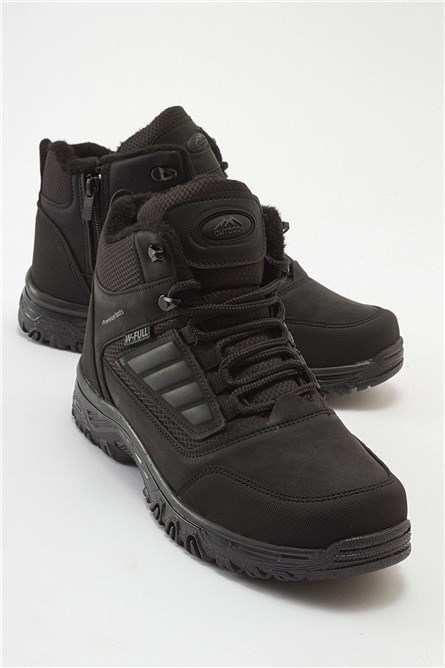 Botas de caminhada masculinas - pretas #411003