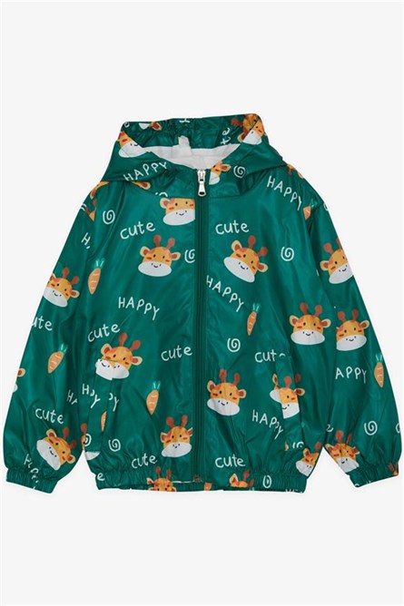 Capa de chuva infantil para menino - Verde #407350