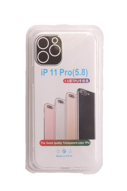 Parte traseira de silicone para iPhone 11 Pro Incolor 734270