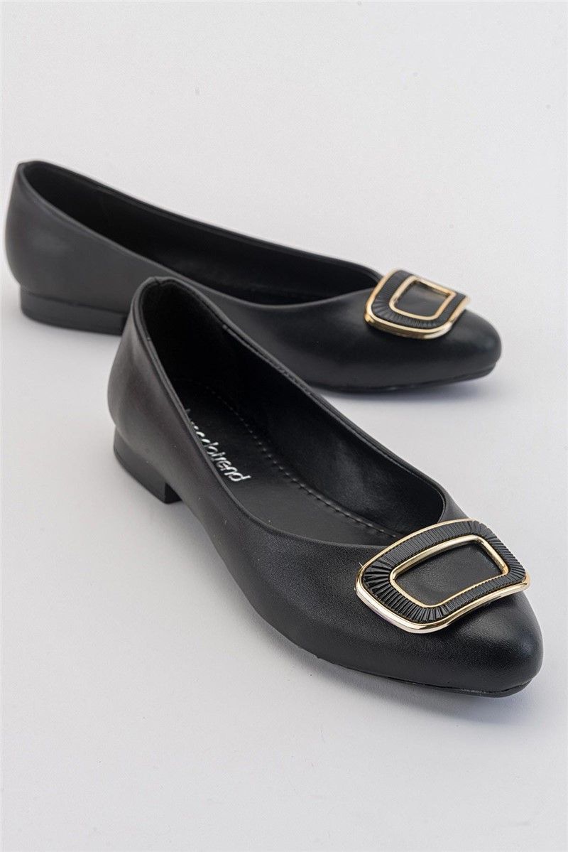 Women's Ballerina Shoes - Black #381846 