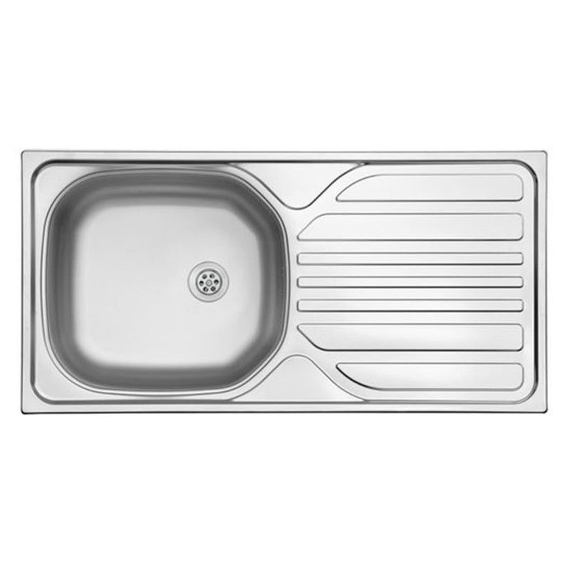 Ukinox Barton F2R.G Stainless Steel Kitchen Sink 45cm - Inox #357000