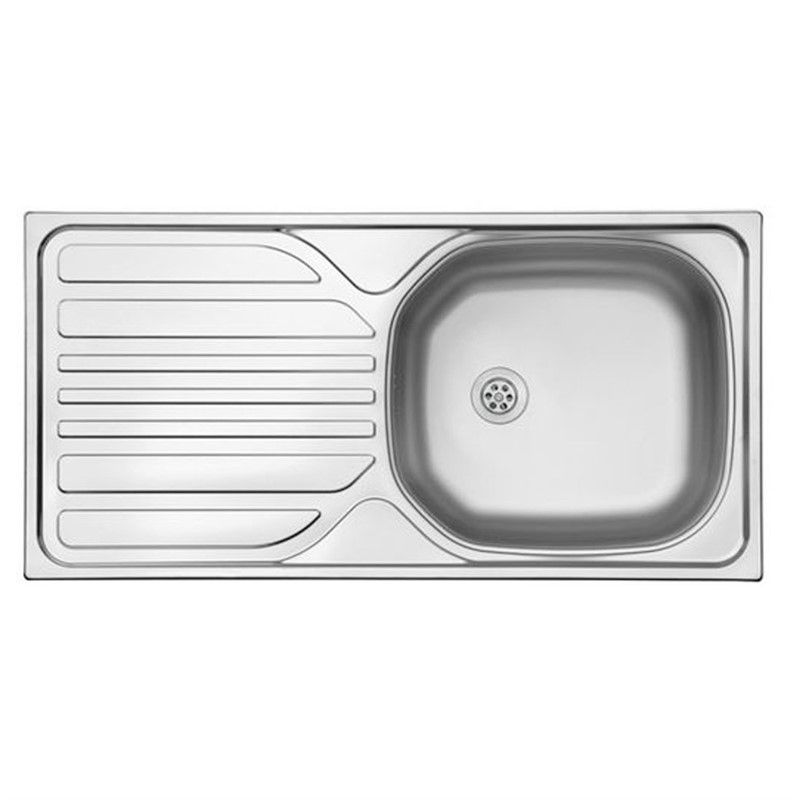 Ukinox Barton I2LL Stainless Steel Kitchen Sink 45cm - Inox #357003