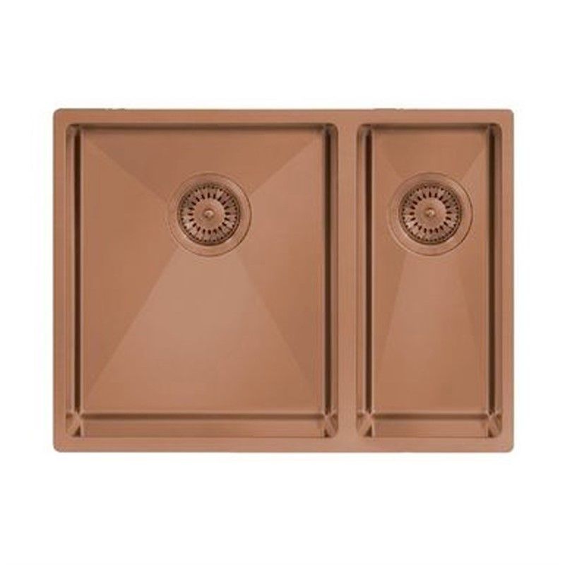 Ukinox CoLOr X 340.70 Stainless steel kitchen sink 60 cm - Bronze color #357040