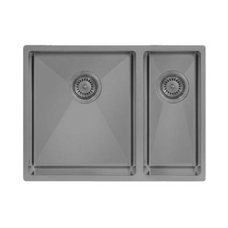 Ukinox Color X 340.70 Stainless Steel Kitchen Sink 60cm - Titanium #357044