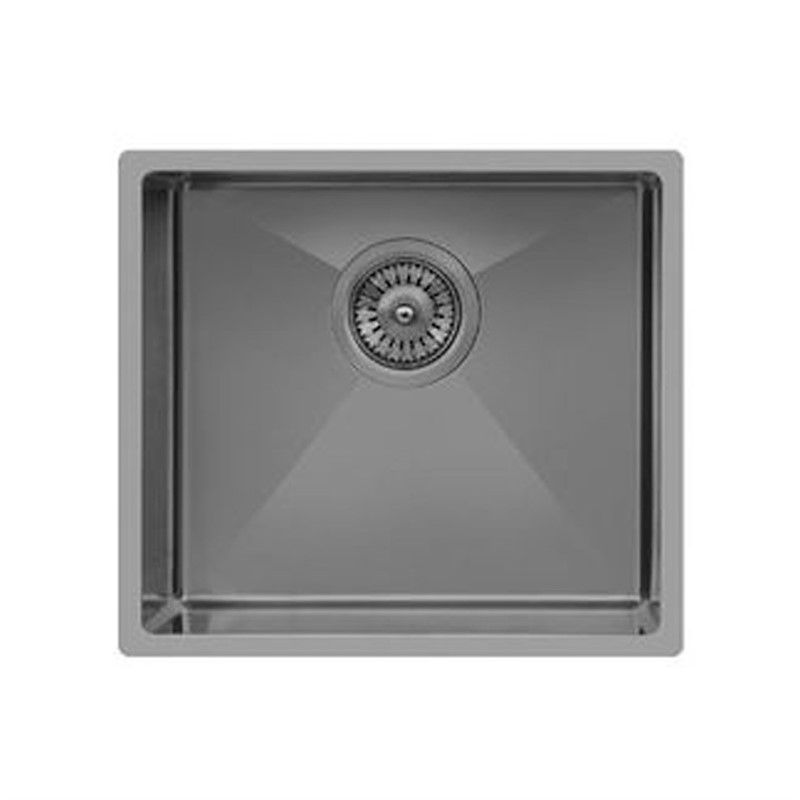 Ukinox CoLOr X 400 Countertop Steel Kitchen Sink 45cm - Titanium #357029