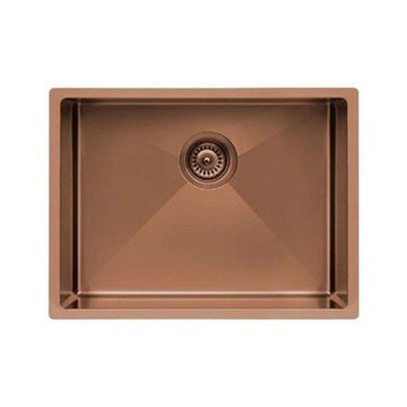 Ukinox Color X 500 Stainless Steel Kitchen Sink 50cm - Bronze Color #357037