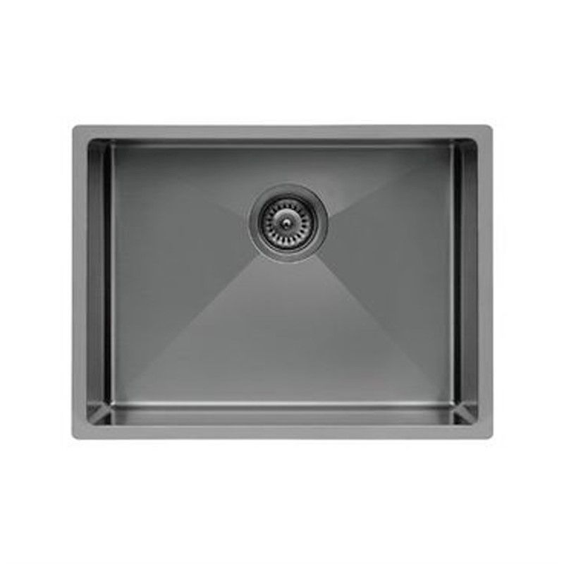 Ukinox CoLOr Built-in stainless steel sink - Titanium color #357038