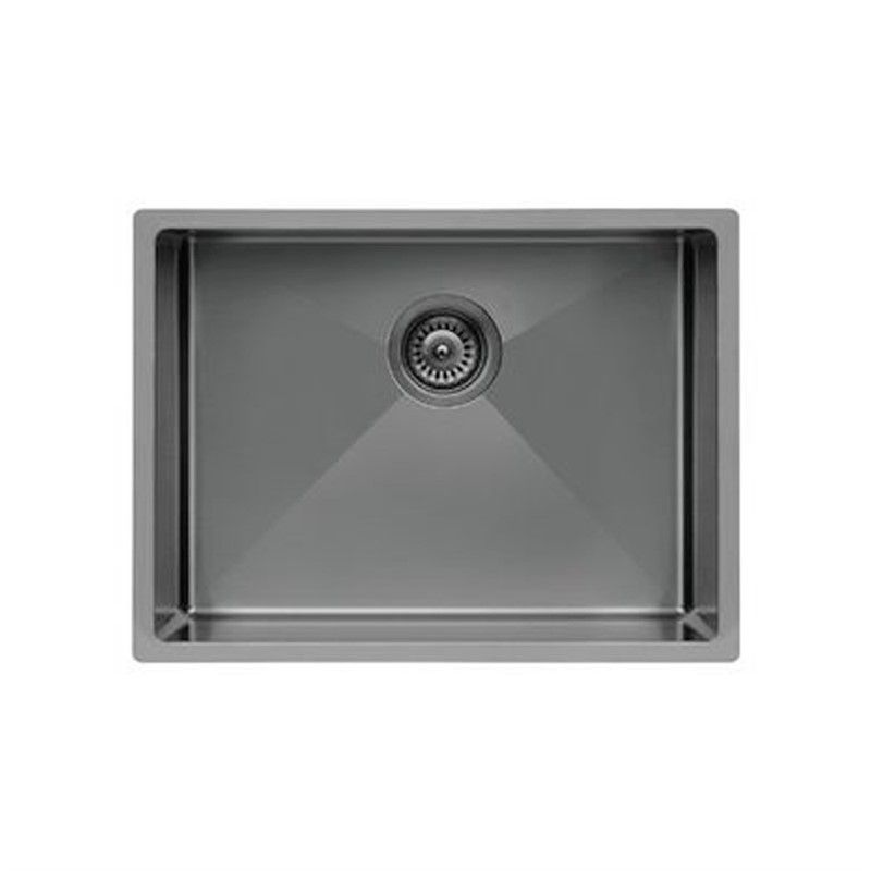 Ukinox Color X 500 Countertop Steel Kitchen Sink 50cm - Titanium #357034