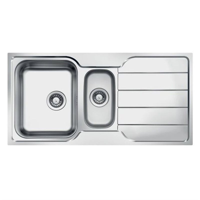 Ukinox Lns 100 I4PO.GT Stainless steel kitchen sink 60 cm - Inox #356943