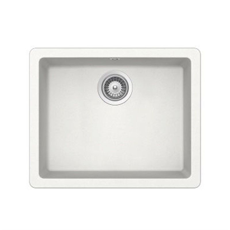 Ukinox Margareta N-100 L Granite Kitchen Sink 60 cm - White #357116