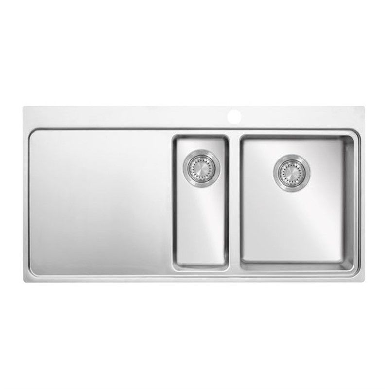 Ukinox Mm 100 F5PL.GT Stainless steel kitchen sink 60 cm - Inox #356937