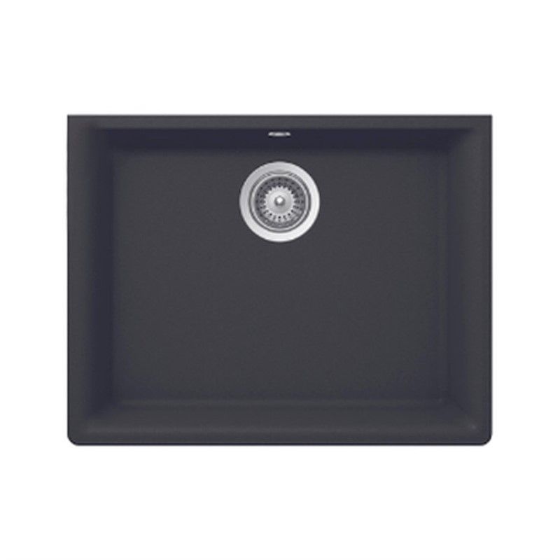 Ukinox Valante N-100L Granite Kitchen Sink 80cm - Black #357099