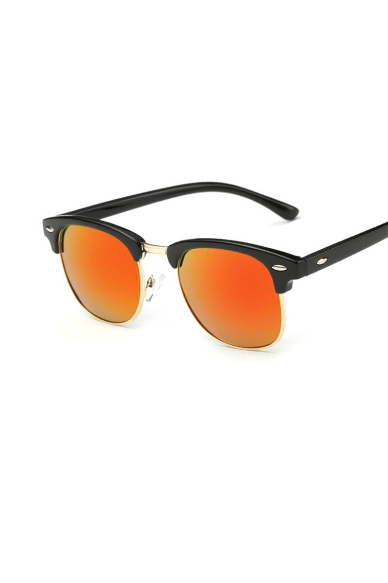 Unisex Sunglasses - Black, Orange #2021237