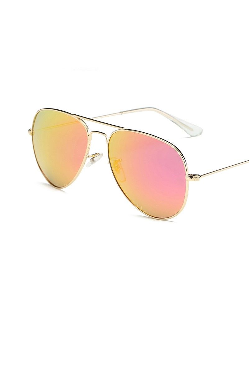 Unisex Sunglasses - Gold, Pink, Yellow #2021376