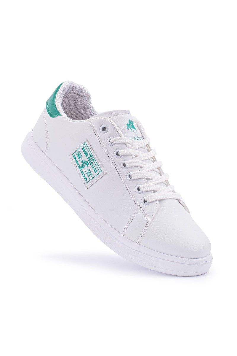 GPC POLO Men's Sports Shoes - White with Green 20230321128