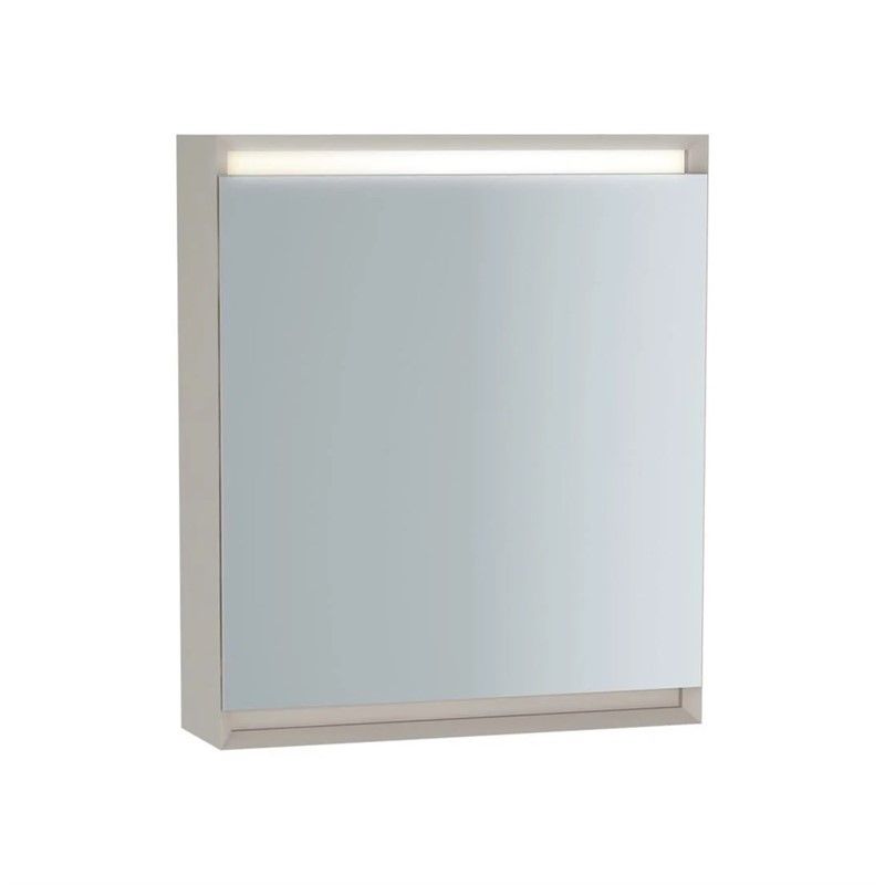 VitrA Frame Left side cabinet with mirror 60cm - Beige #352941