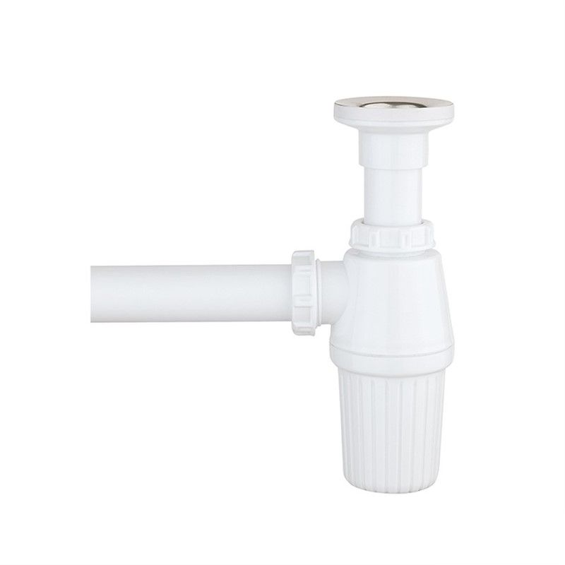 VitrA Krom Sink Siphon and Strainer Set - White #335075