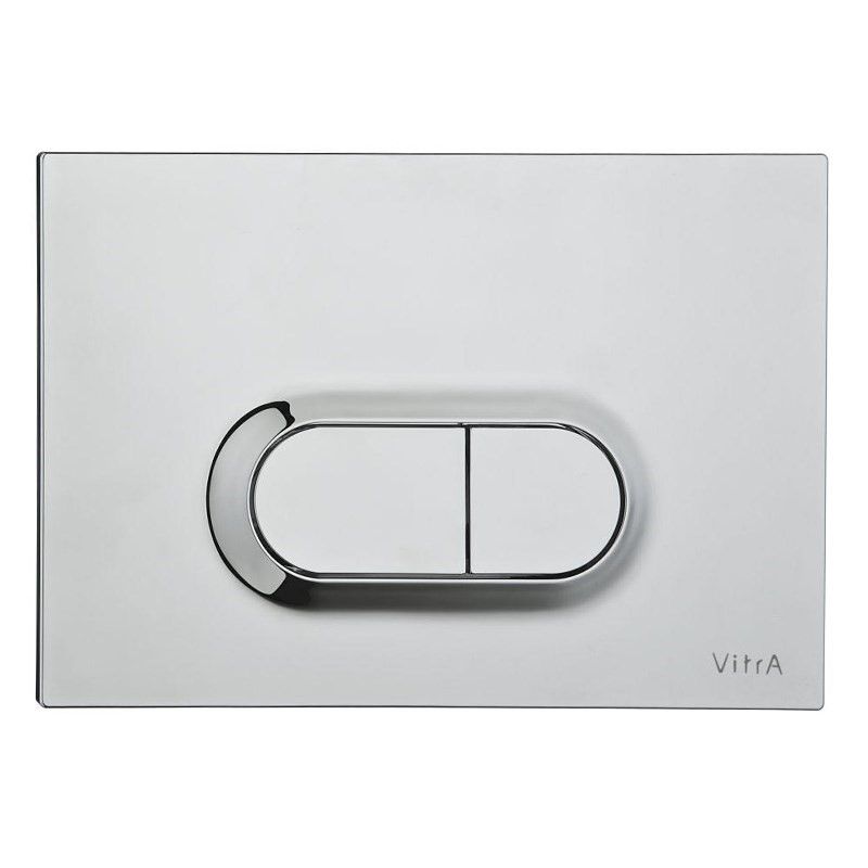 VitrA Loop O Mechanical Control Panel - Chrome #336096