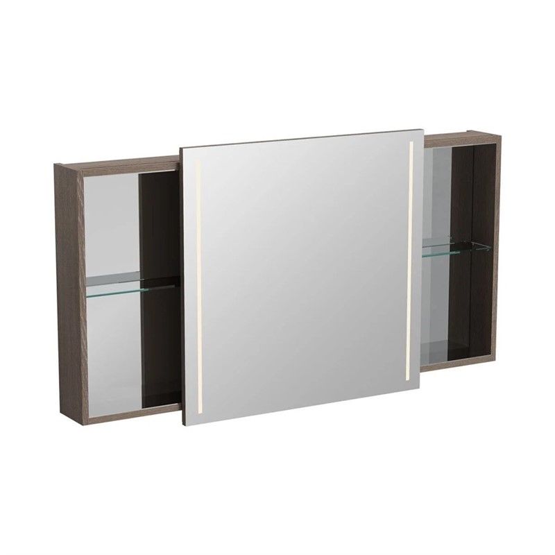 VitrA Memoria Cabinet with mirror 120cm - Mocha #352991