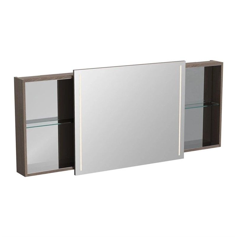 VitrA Memoria Cabinet Mirror 150 cm - Moka Oak #352993
