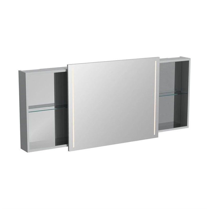 VitrA Memoria Cabinet Mirror 150 cm - Glossy Gray  #352992