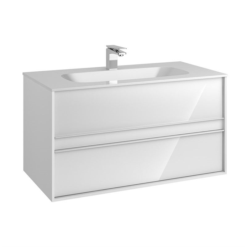 VitrA Metropole Bathroom Base Cabinet 100 cm - White #338896