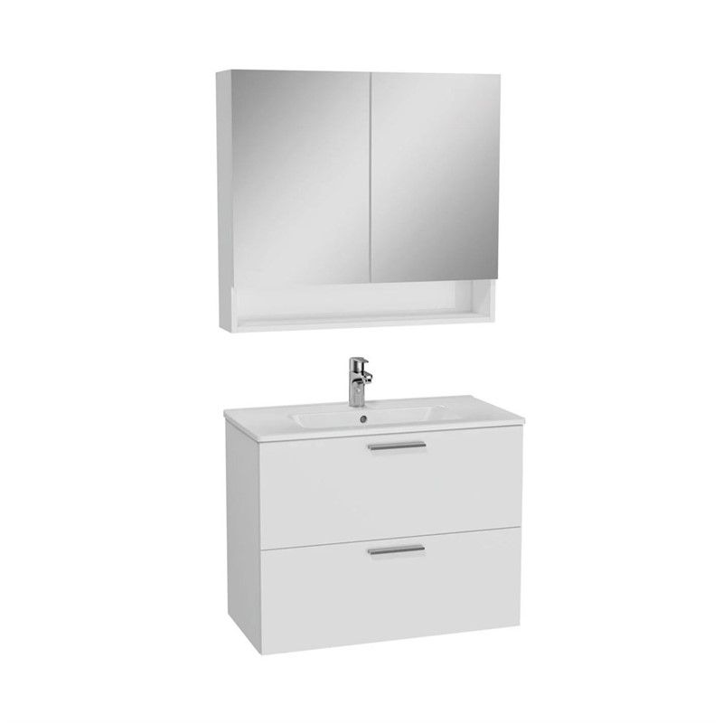Vitra Mia Bathroom Set 80cm - White #355279