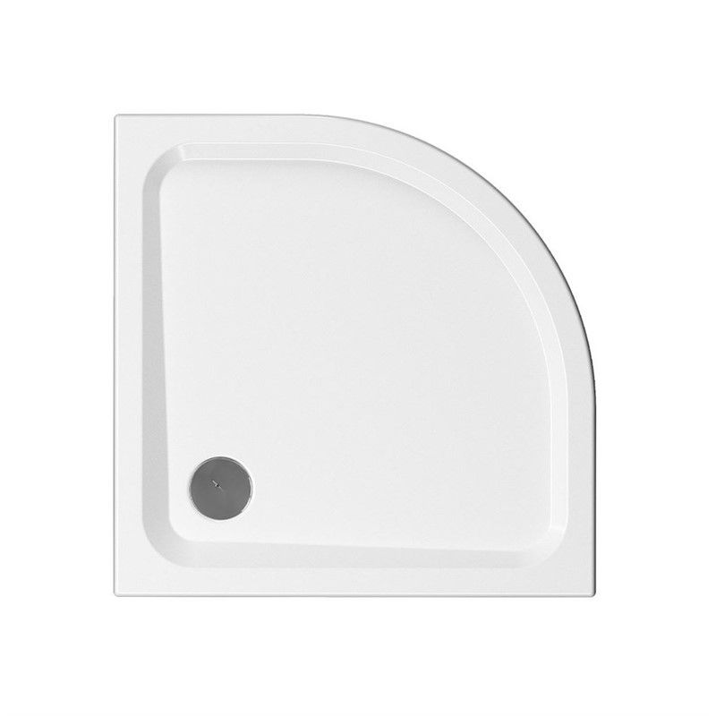 VitrA Optimum Neo Oval shower tray 80x80cm - White #341576