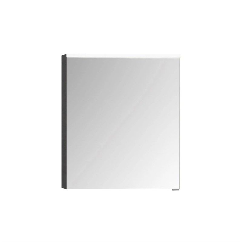 Vitra Premium Left Cabinet Mirror 60 cm - Glossy Anthracite #355287