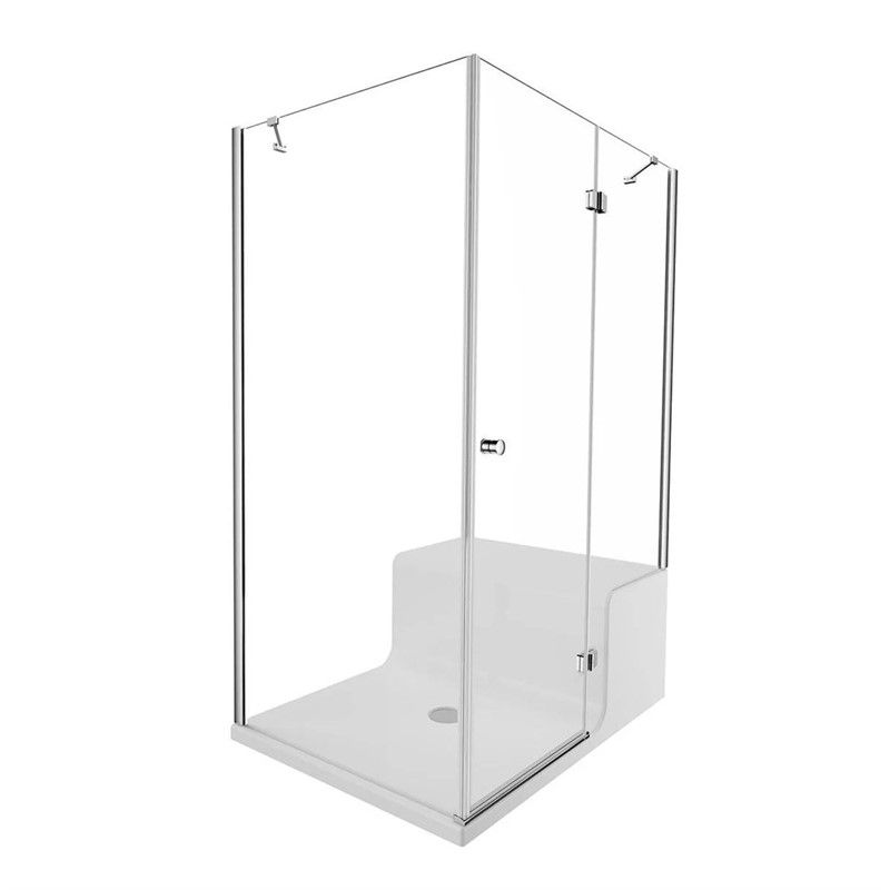 VitrA Roomy Neo Right shower unit with drawer 120x90 cm - #352303