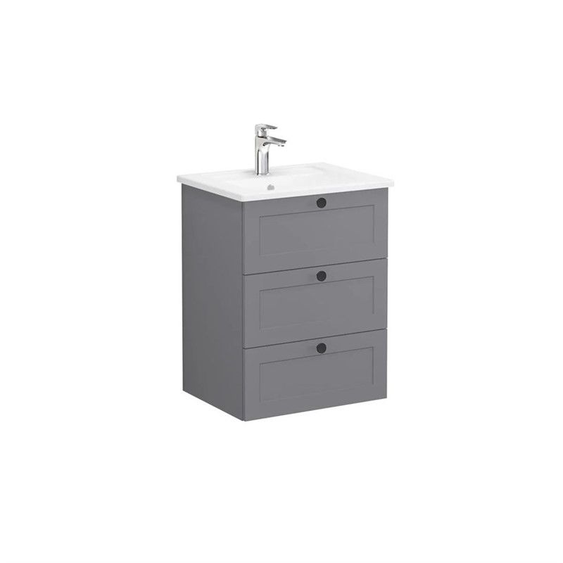 VitrA Root Classic Cabinet with sink 60 cm - Matt gray #354011