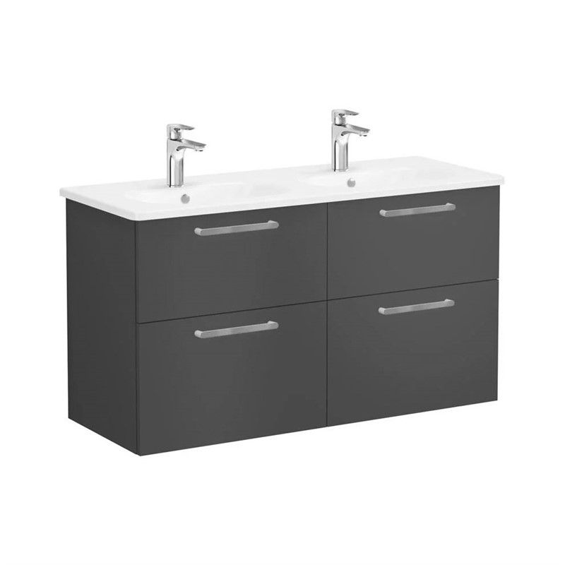 Vitra Root Cabinet with sink 120 cm - Matte Gray #355050