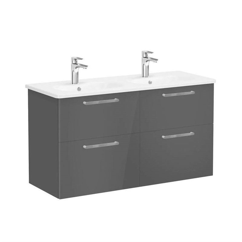 Vitra Root Base cabinet with sink 120 cm - Anthracite #355047