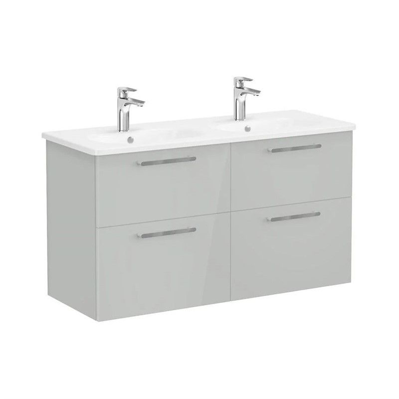 Vitra Root Double Sink Cabinet 120cm - Gray #355046