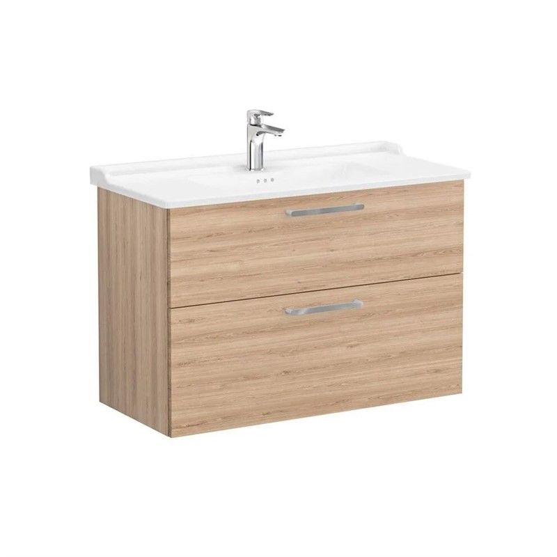 Vitra Root Base cabinet with sink 100 cm - Natural Oak #354972