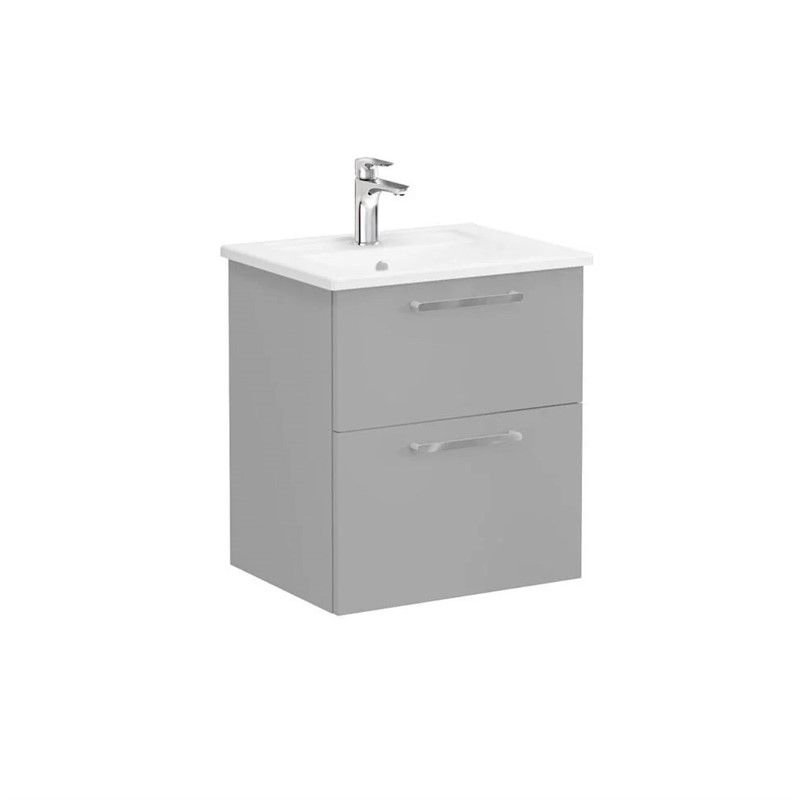 Vitra Root Base cabinet with sink and two drawers 60cm - Gray #354889