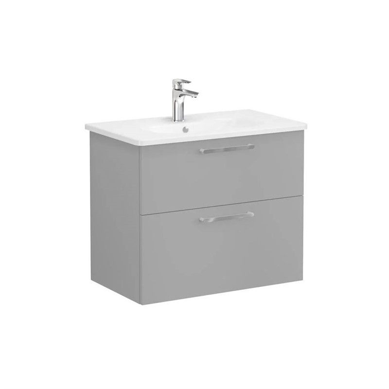 Vitra Root Base cabinet with sink and two drawers 80cm - Gray #354929