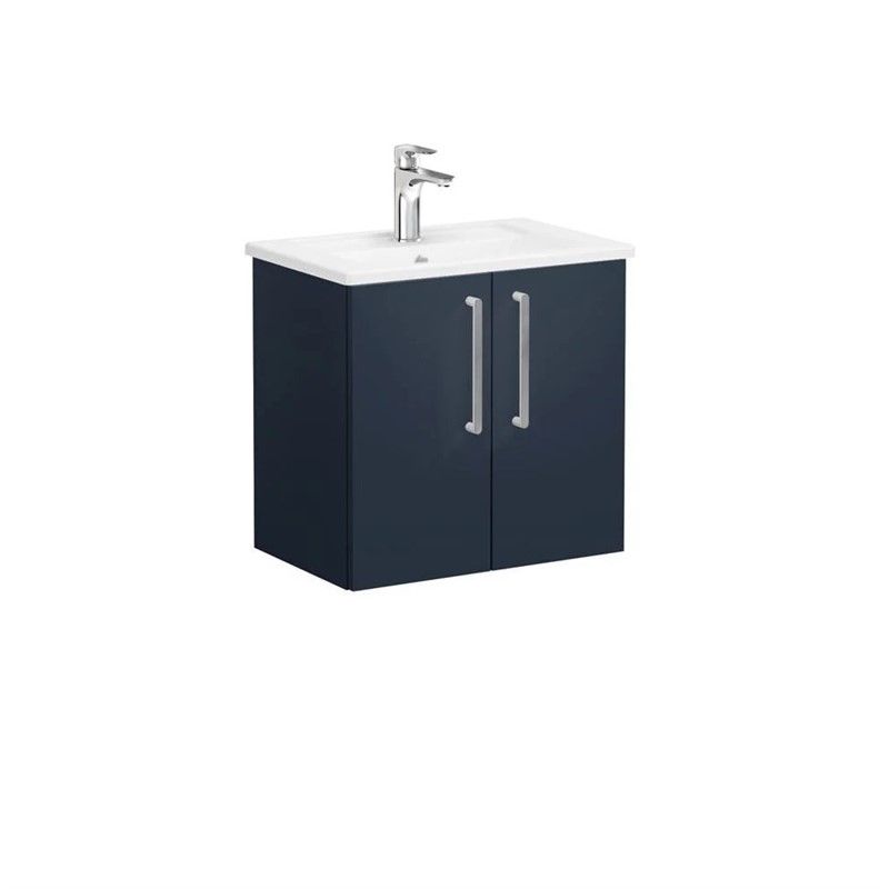 Vitra Root Cabinet with sink 60 cm - Matte Dark Blue #354601