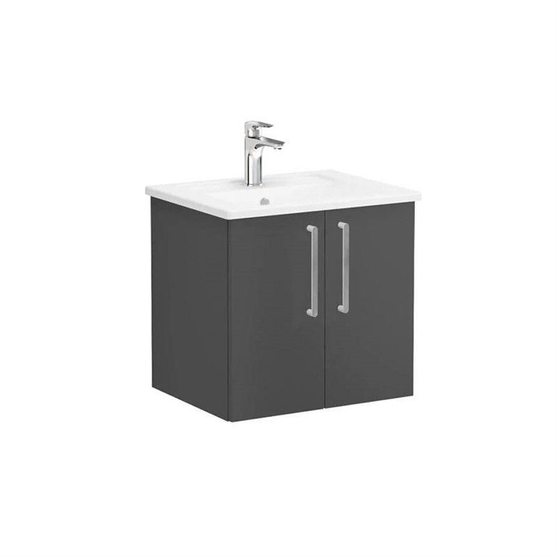Vitra Root Corner cabinet with sink 60cm - Gray #354680