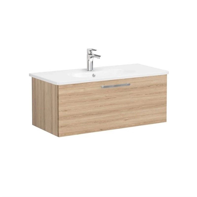 Vitra Root Base cabinet with sink 100 cm - Natural Oak #354872