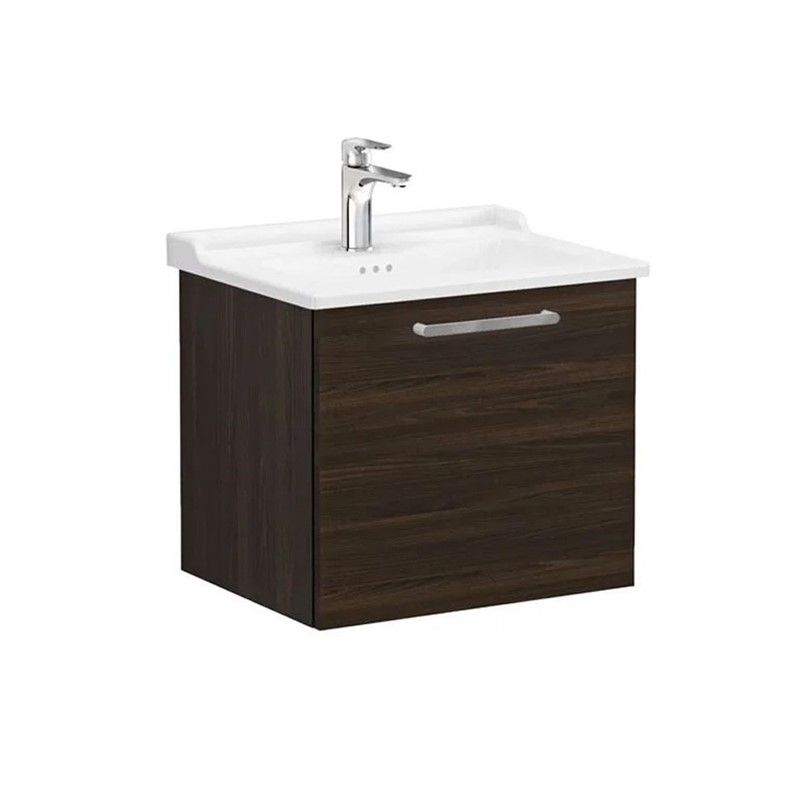 Vitra Root Base cabinet with sink and drawer 60cm - Walnut #354823