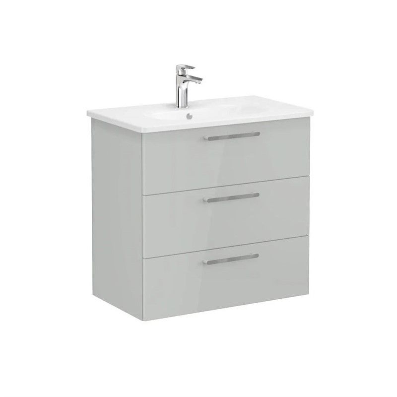 Vitra Root Base cabinet with sink 80 cm - Gray #355016