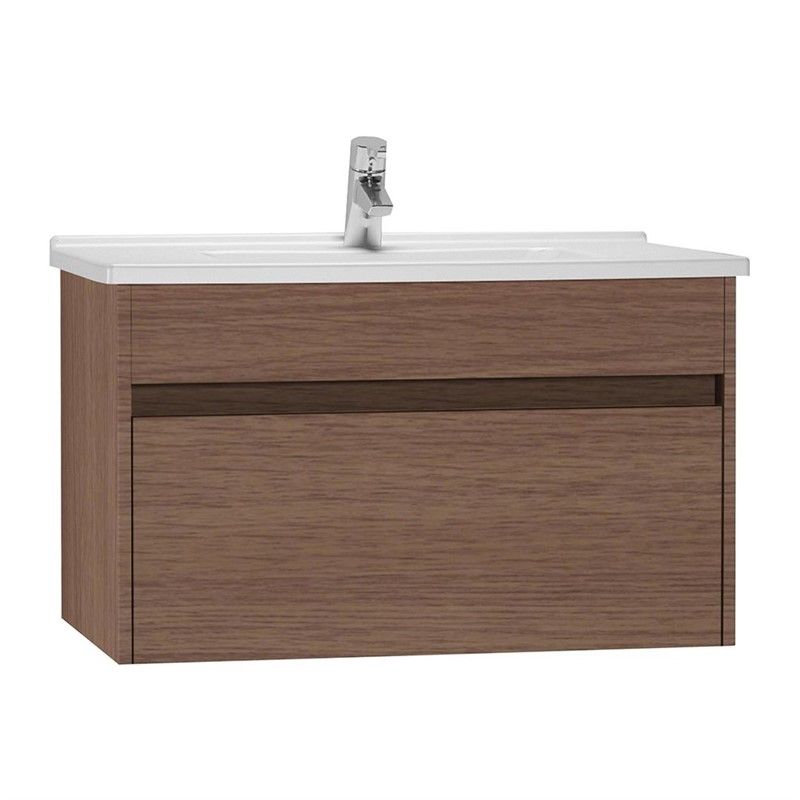 VitrA S50+ Base bathroom cabinet 80 cm - Dark Oak #339146