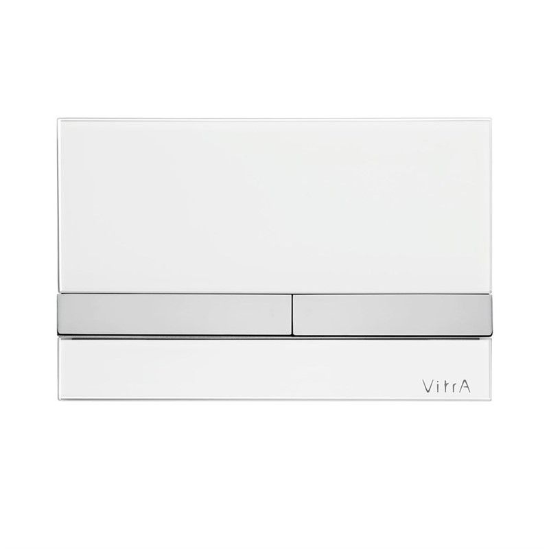 Pannello di controllo VitrA Select Glass - Bianco #340615