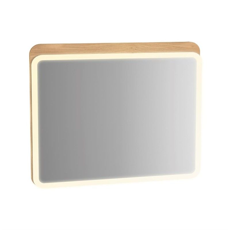 VitrA Sento LED mirror 100cm - Oak #339080