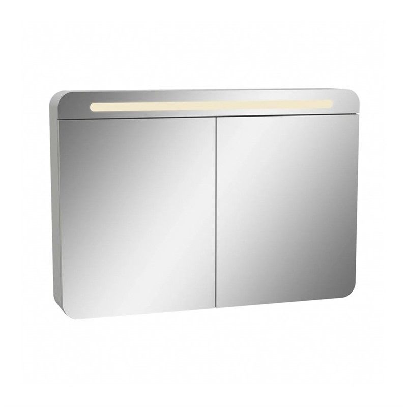 VitrA Sento Mobile con specchio 100 cm - Grigio chiaro opaco #345173