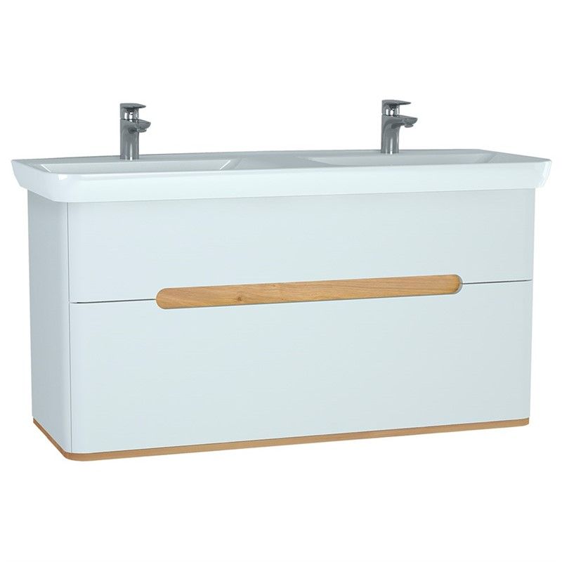 VitrA Sento Base Sink Cabinet with Drawers - White Matt #339069