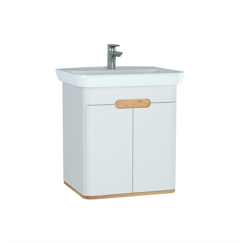 VitrA Sento Bathroom Cabinet 65 cm - Matt White #339051