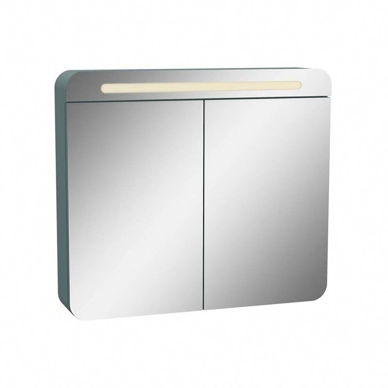 VitrA Sento Cabinet Mirror 80 cm - Matte Light Green #345163