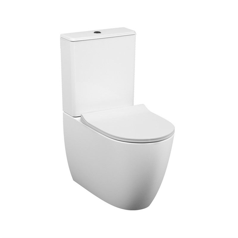 VitrA Sento Rim-ex Toilet Bowl Set - White #337474